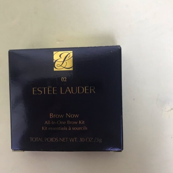 Estee Lauder NEW Brow Now All-In-One Brow Kit 02 Brunette Palette Brush Tweezers - Picture 7 of 11